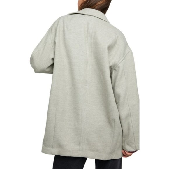 Free People Hannah Slouchy Blazer Coat Oregano XS - Picture 4 of 9